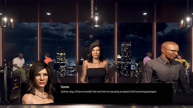 Trò chuyện với những vị khách cá tính với sở thích về đồ uống khác nhau trong game Bartender Hustle