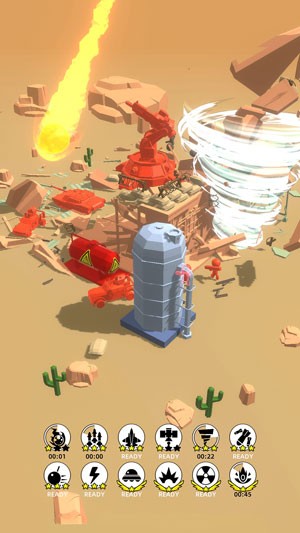 Bạn cố gắng phá hủy mọi thứ trong game Base Bomber