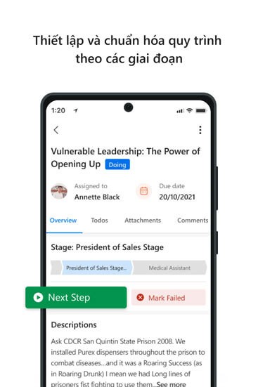 Chuẩn hoá quy trình giai đoạn
