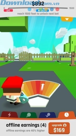 Đánh bóng chày đi càng xa càng tốt