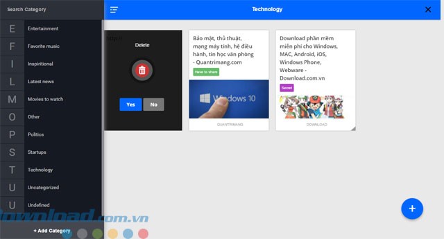 Giao diện ứng dụng Basket