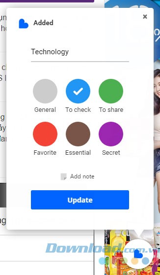 Nhãn màu sắc giúp dễ tìm kiếm