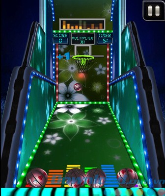 Giao diện game Basketball Pro 3D