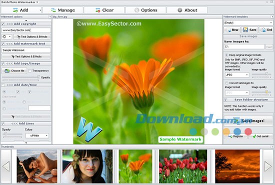 Batch Photo Watermarker