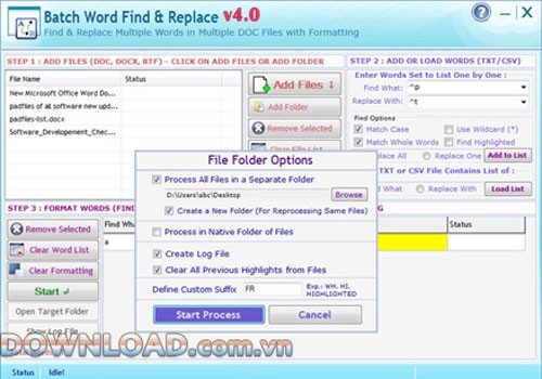 Batch Word Find & Replace