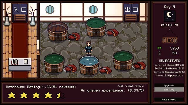 Duy trì độ sạch sẽ và lượng nước đầy đủ trong bồn tắm để thu hút nhiều loài sinh vật đến thư giãn