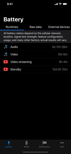 Quản lý pin iPhone, iPad, Apple Watch với Battery Life