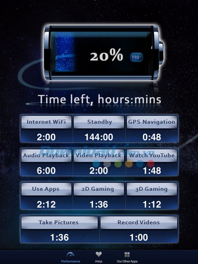 Battery Life Magic Free cho iOS