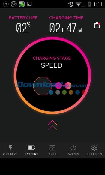 Giao diện ứng dụng Battery Saver