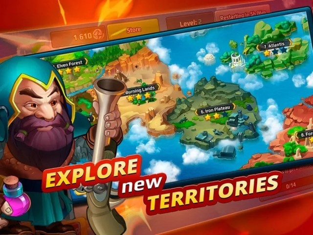 Khám phá các lãnh thổ mới