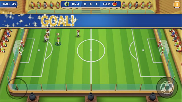 Ghi bàn thắng và tính điểm trong Battle Arena Soccer game