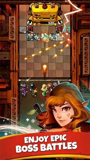 Lao vào các trận đấu boss hoành tráng