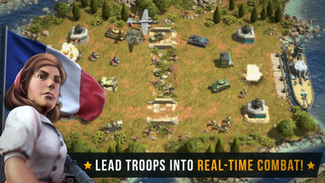 Dẫn dắt quân đội tham gia các trận chiến thời gian thực trong game Battle Islands: Commanders