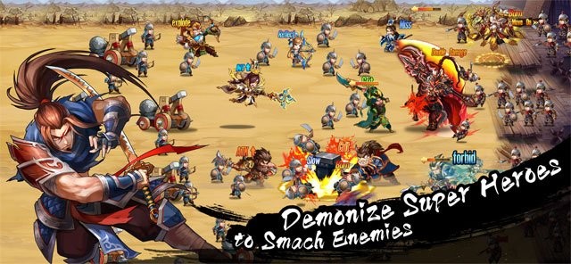 Triệu hồi các vị tướng huyền thoại và hạ gục mọi kẻ thù