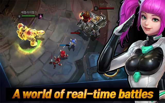 Tham gia các trận chiến thời gian thực kịch tính trong game Battles Rivals