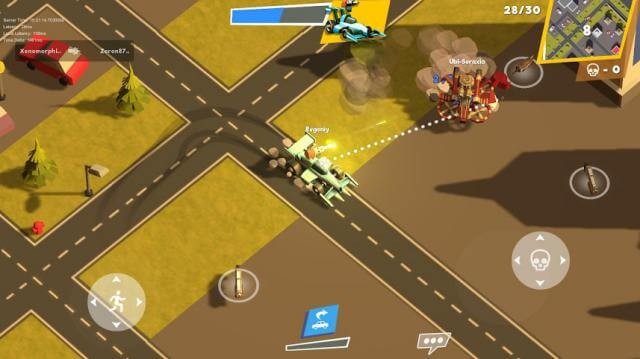 Chiến đấu sinh tồn với các đối thủ trong game Battle Royale
