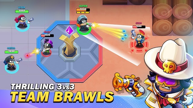 Tham gia các trận đấu tổ đội 3v3 ly kỳ, hỗn loạn