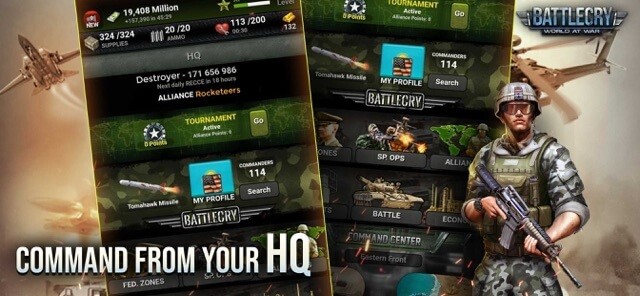 Trung tâm chỉ huy giữ vai trò điều phối lực lượng trên nhiều mặt trận toàn cầu