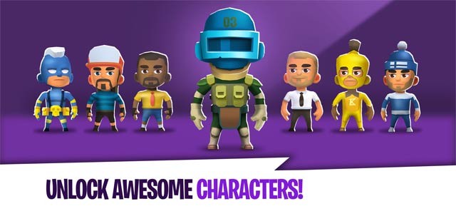 Mở khóa nhiều nhân vật tuyệt vời