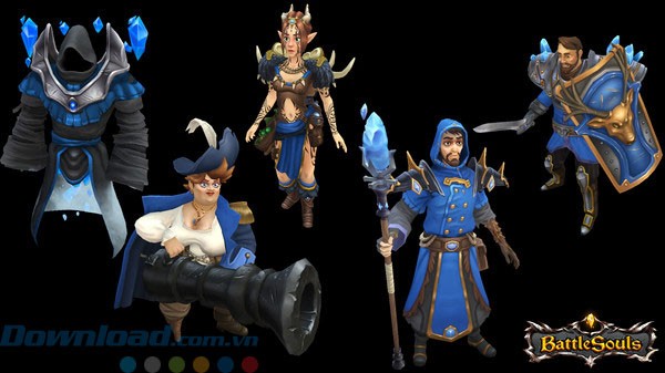 Các nhân vật trong game BattleSouls