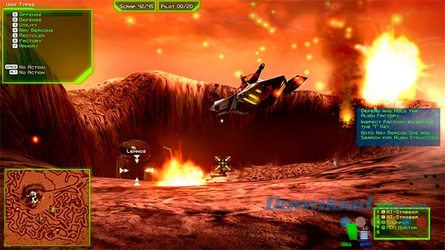 Tham gia vào các trận chiến quyết liệt trong game chiến thuật thời gian thực Battlezone 98 Redux cho máy tính