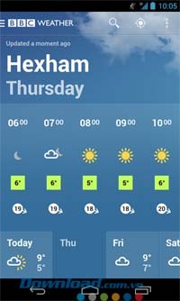 BBC Weather cho Android