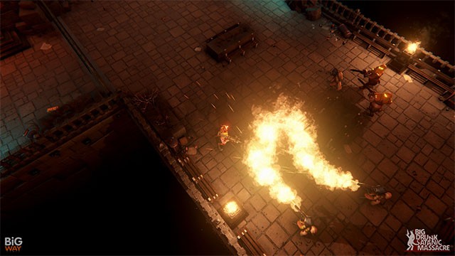 Big Drunk Satanic Massacre là đấu trường tàn khốc chưa từng thấy