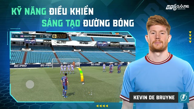 Kỹ năng điều khiển sáng tạo đường bóng