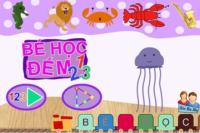 Bé học đếm số cho Android