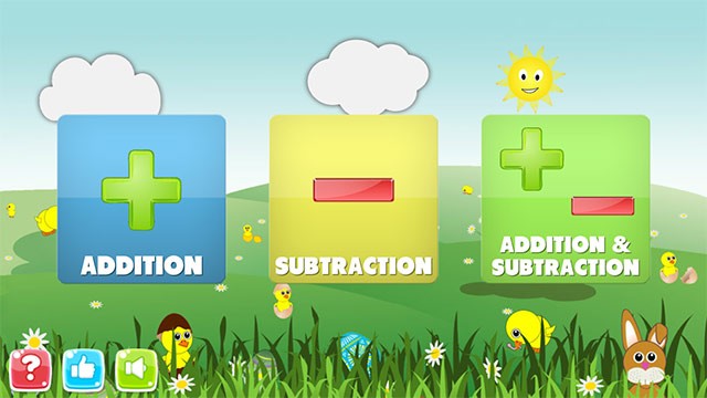 Bé học Toán mang tới 3 chế độ chơi