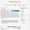 Mẫu Be My Valentine Miễn Phí - Chủ Đề Cá Nhân