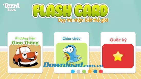 Bé vui học với Flash Card for Android