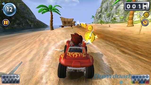 Điều khiển game Beach Buggy Blitz dễ dàng