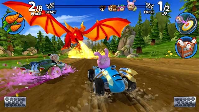 Trải nghiệm những cuộc đua xe kart tại các địa điểm độc đáo trong Beach Buggy Racing 2