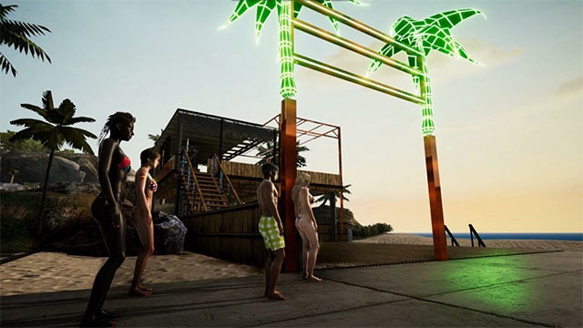 Tương tác với dàn NPC đầy màu sắc và cá tính trong game Beach Club Simulator