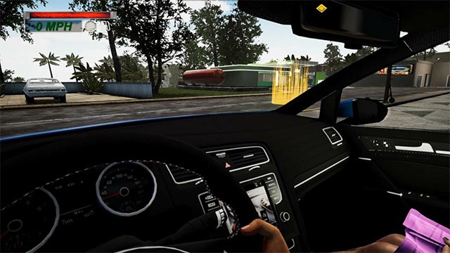 Lái xe khám phá hòn đảo với rất nhiều địa điểm thú vị và nhiệm phụ vụ để kiếm điểm