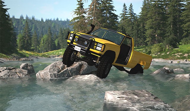 Chọn chế độ lái xe tải chở hàng, đua xe siêu tốc, đâm xe phá hủy... trong BeamNG.drive