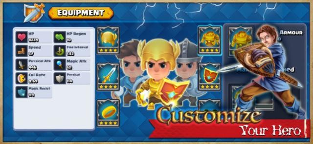 Tùy chỉnh anh hùng của bạn