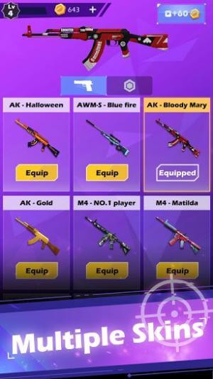 Nhiều skin cho súng