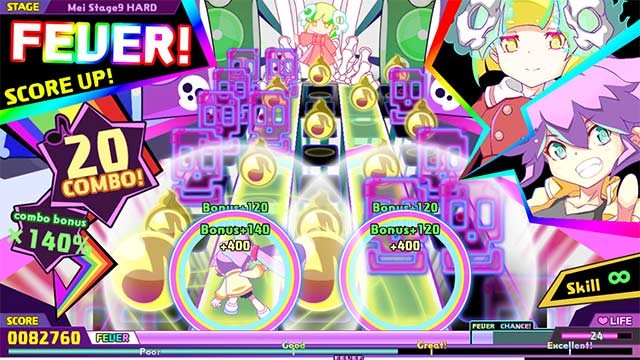 Ghi số điểm ấn tượng và cùng khiêu vũ với Rhythm Yokai trong Beat Soul game