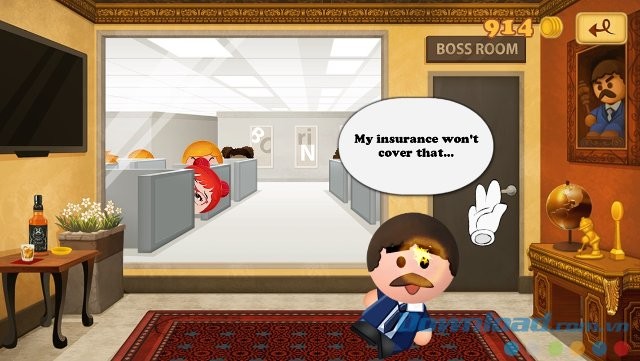 Game đánh ông chủ xả stress