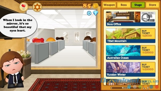 Thay đổi bối cảnh game