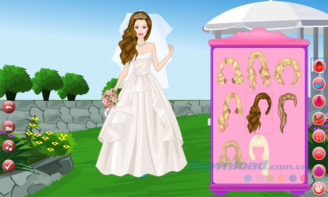 Chọn kiểu tóc và phụ kiện