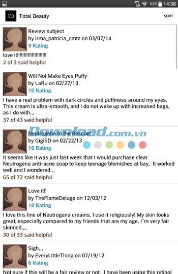 Xem review hàng loạt sản phẩm với Beauty Product Reviews