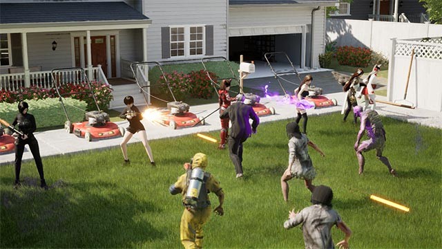 Chiến đấu chống lại binh đoàn zombie từ chiều không gian khác để bảo vệ ngôi nhà chung