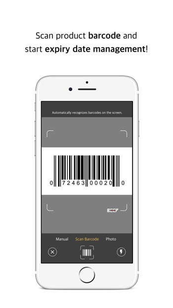 Quét mã vạch sản phẩm và bắt đầu quản lý thời hạn sử dụng của sản phẩm