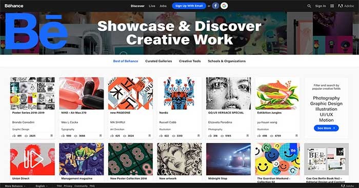 Khám phá các tác phẩm nghệ thuật sáng tạo và đẹp mắt trên Behance