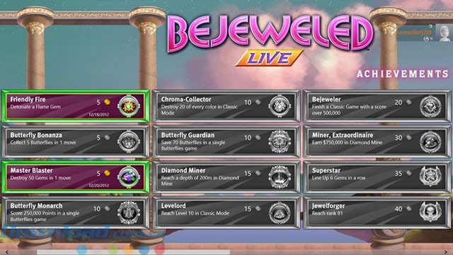 Thu thập thành tích