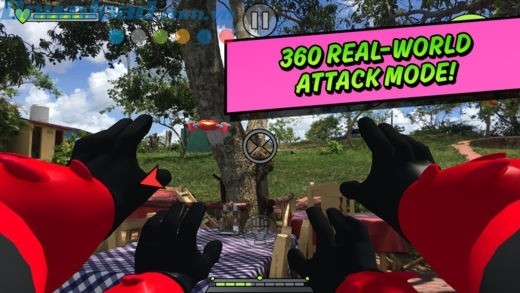 Chế độ tấn công xoay 360 độ