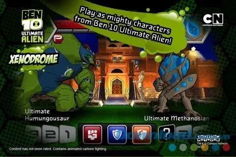 Hóa thân thành các nhân vật hoạt hình yêu thích trong Ben 10 Xenodrome cho Android